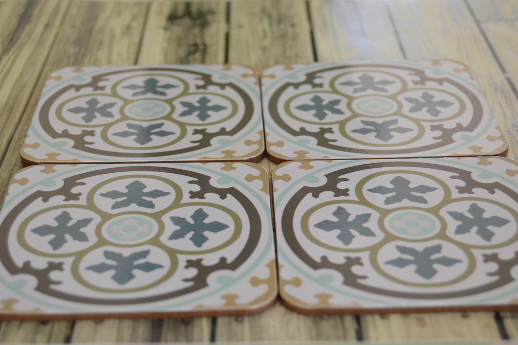 tile drink coasters