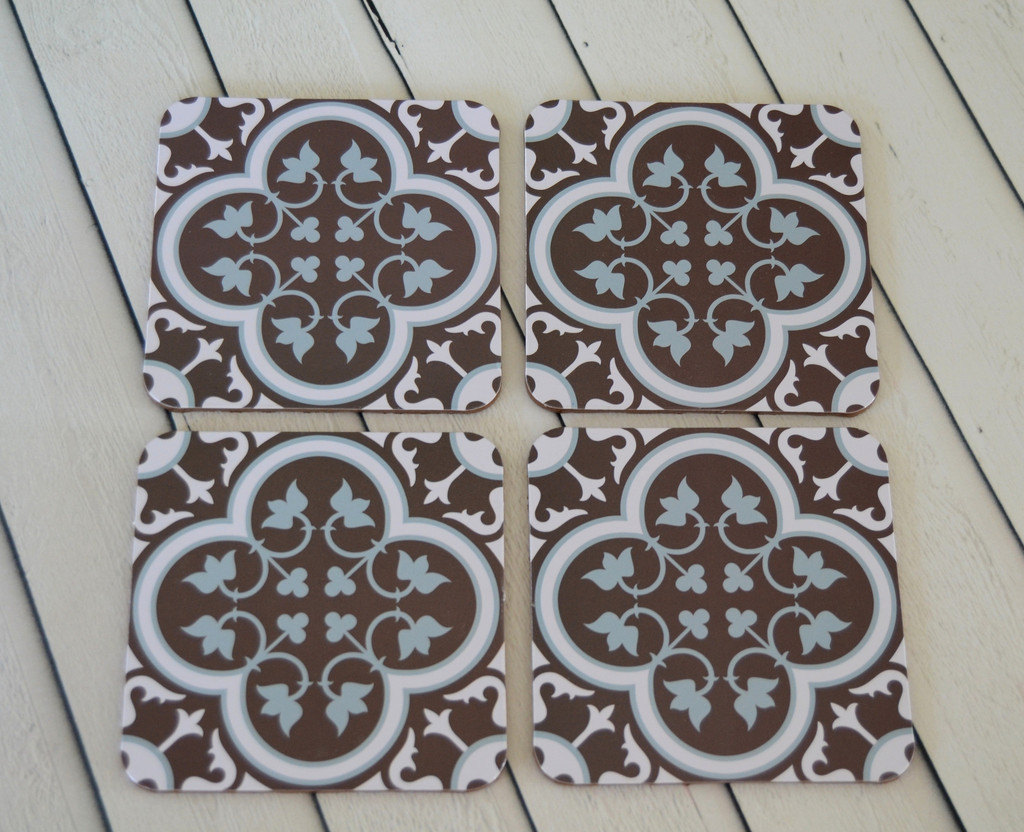 tile drink coasters