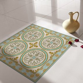 Traditional Tiles - Floor Tiles - Floor Vinyl - Tile Stickers - Tile Decals  - bathroom tile decal - kitchen tile decal - 812